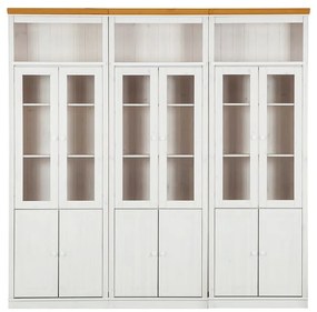 Fehér borovi fenyő tálalószekrény 518x223 cm Anita – Støraa