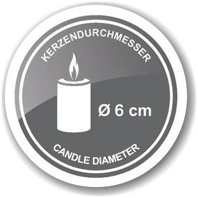 "Bastia" arany gyertyatartó, 2 db-os szett - EDZARD