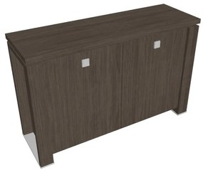 Verno+ alacsony szekrény 140 x 46 x 90 cm, antracit tölgy