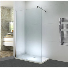 Walk-in zuhanyfal 130, 190cm, 8mm, NANO nélkül