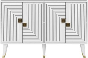 Ahart - White, Gold