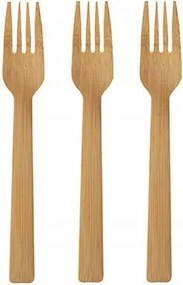 Bambusz villák eldobható evőeszközök ökológiai Bio 16,5 cm Pure 50 db