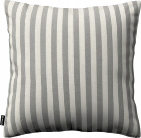 Dekoria Párnahuzat szürke-fehér csíkos 43x43