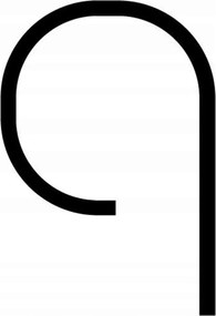 Artemide Fény Ábécé kisbetűs q 1202q00A designer Led lámpa