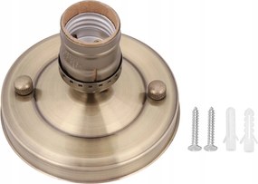 Fali Tartó E26/E27 Diy Fényhez Barna