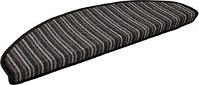 vidaXL Öntapadós lépcsőszőnyegek 15 pcs Antracit 65 x 21 x 4 cm