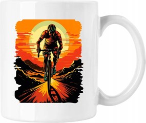 Kerékpáros bögre Kerékpár Fan 1 Fehér 330ml