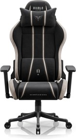 Szövet gamer szék fekete-bézs Diablo X-One 2.0 Camel Black Small