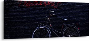 Egy kerékpár képe Amszterdamban (120x50 cm)