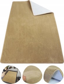 Vastag Sűrű Szőnyeg A Nappaliba Puha Bézs Elegancia 300X400 Harmony Lux