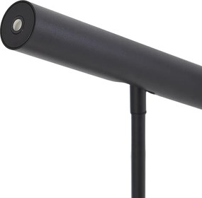 Modern fekete asztali lámpa LED-del és érintődimmerrel - Neva