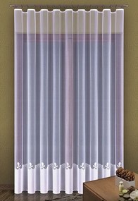 Zsakárd Függöny Szalaggal, Minta Alul, 300x250 cm