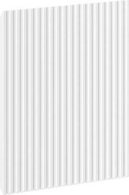 Mexen Rivel front barázdált szekrénytesthez, fürdőszobai szekrényhez, 30 x 43,5 cm, fehér matt - 91A21-0300-470-1-01