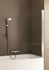 KFA Armatura Modern zuhanyparaván 68 cm egyrészes króm matt/átlátszó üveg 170-06954P