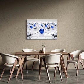 Összekapcsolt gömbök képe (90x60 cm)