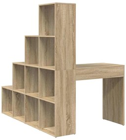 Sarokíróasztal sonoma tölgy 101,5 x 149,5 x 149,5 cm Faanyag