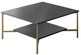 Gold Line Anthracite konferenciaasztal