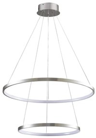 LED Csillár zsinóron LEA LED/35W/230V 4000K átm. 60 cm króm