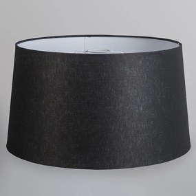 Modern függőlámpa acélból árnyékolóval 45 cm fekete - Cappo 1