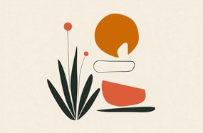 Poszter 86,4x56,8cm Absztrakt Zen