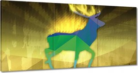 Festmények 180x90 Felszarvazott modern grafika