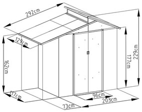 Kerti ház Oscar E-A – Rojaplast