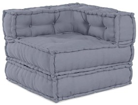 Párna 2 pcs Szürke 70 x 70 x 54 cm Poliészter