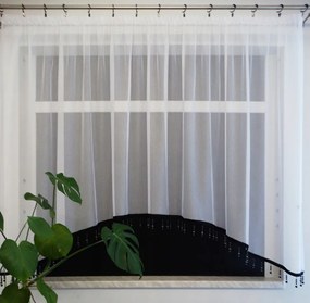 Mg Függöny enzo gyöngyök 05 Fekete hosszú 300x155cm