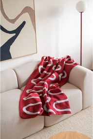 Piros takaró 150x200 cm Swirl – noo.ma