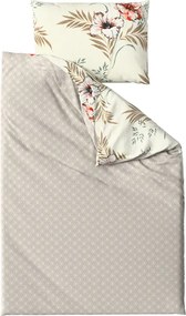 Kétoldalas ágynemű DUO SENSE SANDORA krémszínű + Párnahuzat 40x50 cm INGYENESEN Ágyneműhuzat mérete: 70 x 90 cm | 140 x 200 cm