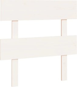 vidaXL fehér tömör fenyőfa ágyfejtámla 103,5x3x81 cm