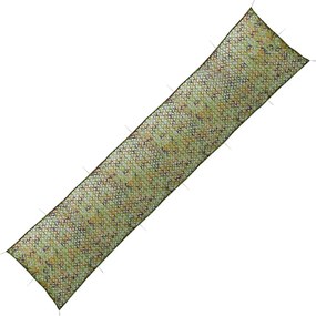 vidaXL zöld kamuflázsháló tárolózsákkal 1,5 x 8 m