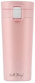 Fuori rózsaszín thermo utazóbögre, 400 ml - Vialli Design