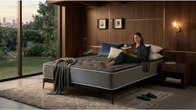 Közepes keménységű-extra kemény kétoldalas hab matrac 180x200 cm Premium Black Multizone – Moonia