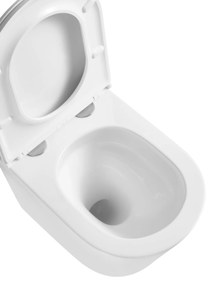 Invena Limnos, falra szerelhető wc csésze Swirlflush 490x370x360 mm + wc ülőke lassan záródó, fehér, INV-CE-93-001-L