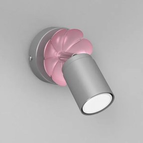 Fali spotlámpa FLOWER 1xGU10/8W/230V matt króm