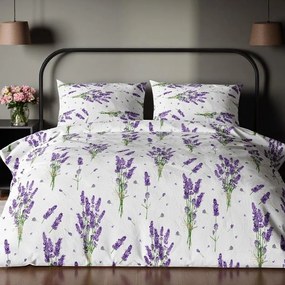 Krepp pamut ágynemű Homa TORRY LAVENDER 2 részes 140x200 cm