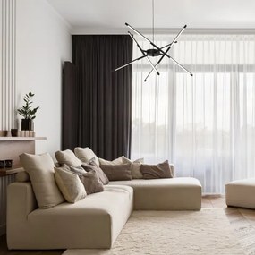 Rabalux 72338 - LED Csillár zsinóron HENLI2 LED/40W/230V 3000K fekete