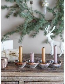 Agyagkerámia adventi gyertyatartó Kalia – Bloomingville