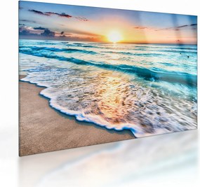 Üveg kép - Tengeri strand (70x50 cm)