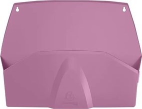 Fali rendszerező, 1 rekeszes, fekvő, 38,2x28,9x7,2 cm, EXACOMPTA Autentik, rózsaszín (EX61171D)