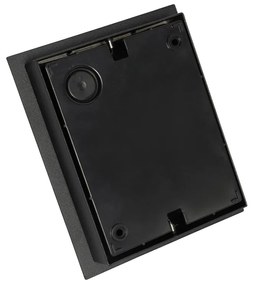 Modern kültéri fali lámpa fekete LED-del IP54 - Simon