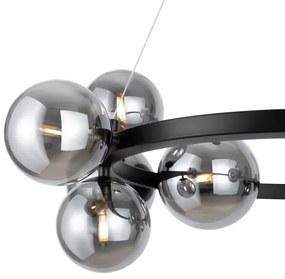 Maytoni MOD545PL-11B - Csillár zsinóron DALLAS 11xG9/28W/230V fekete