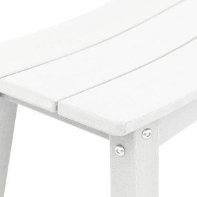 Bárszékek 6 db Fehér HDPE