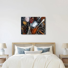 Fűszerek képe (üvegen) (70x50 cm)