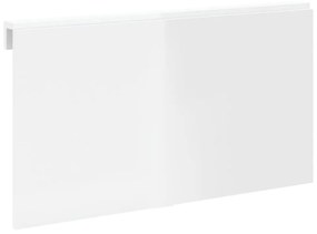 magasfényűfehér szerelt fa összecsukható fali asztal100x60x56cm