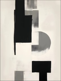 Absztrakt bézs Sok Mintás poszter A2 42x59,4cm modern kép #531