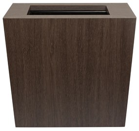 NATURA fa önöntöző ültetőgép, alacsony, többféle változatban - Hobby Flower méretek: 45x45x40, szín: sötét tölgy