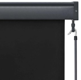 Kültéri Rolós Árnyék Csíkos Antracit 180 x 250 cm szövet