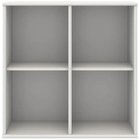 Fehér fali könyvespolc Mistral 025